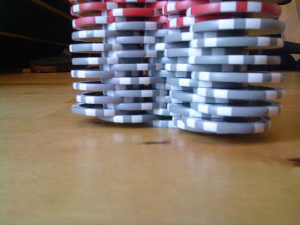 Pokerchips-Stapel-Fabel - 