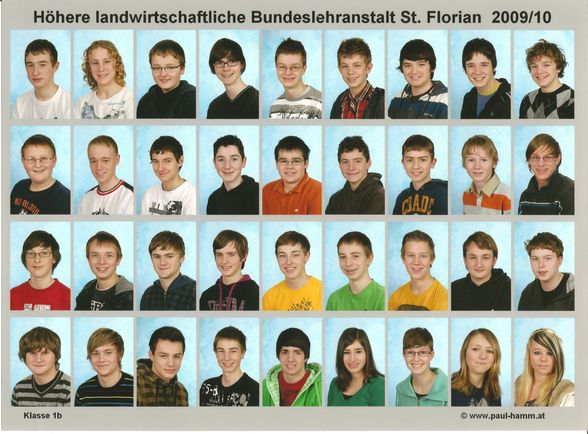 Klassenfotos HLFS St. Florian 1B - 