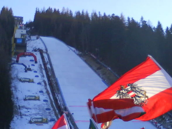 skiifliiegen am kulm am 11.01.2009 - 