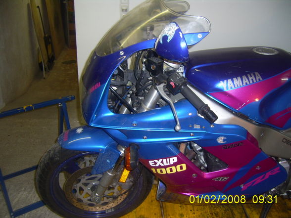 Meine FZR 1000 Exup - 