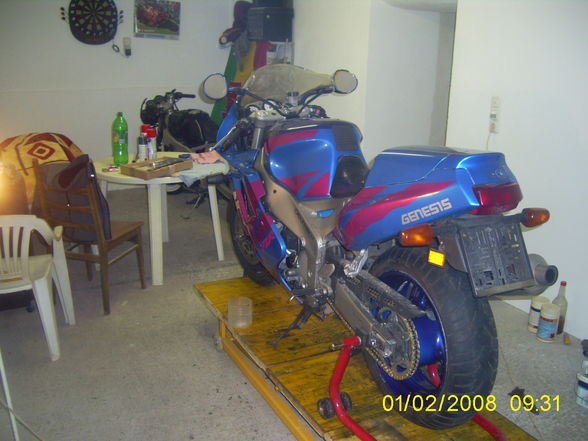 Meine FZR 1000 Exup - 