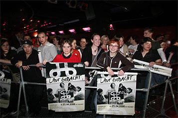 excl. Silbermond-Konzert; 3.4.2006 - 