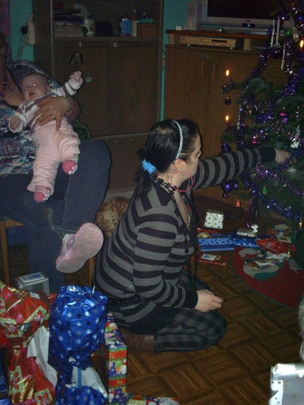 Weihnachten 2009 mit Laura - 