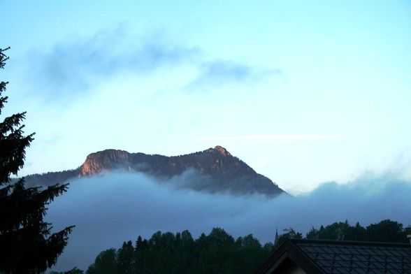 Mondsee  Mai 2009 auch vom Balkon aus - 