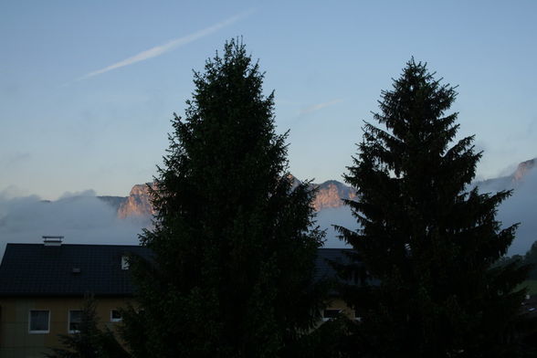 Mondsee  Mai 2009 auch vom Balkon aus - 