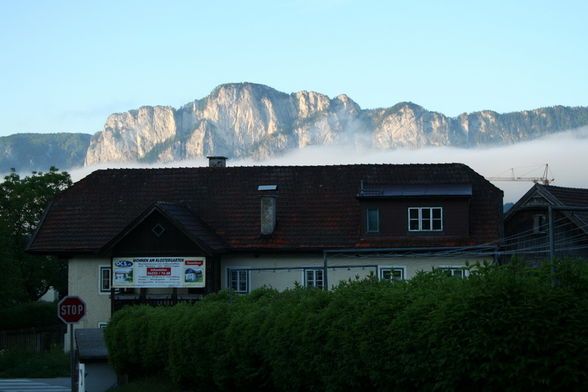 Mondsee  Mai 2009 auch vom Balkon aus - 