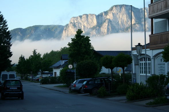 Mondsee  Mai 2009 auch vom Balkon aus - 