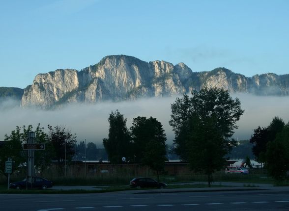 Mondsee  Mai 2009 auch vom Balkon aus - 