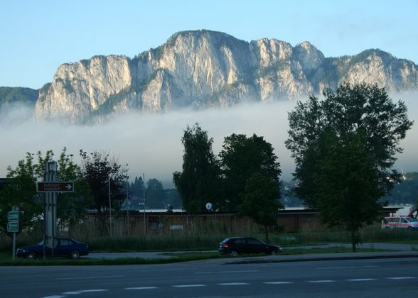 Mondsee  Mai 2009 auch vom Balkon aus - 