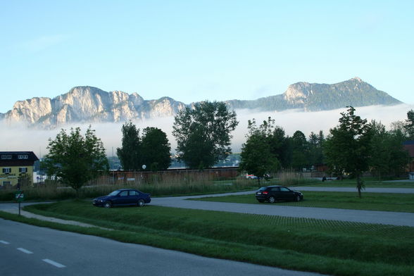 Mondsee  Mai 2009 auch vom Balkon aus - 