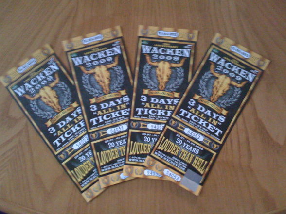 Wacken Tickets 09 - 