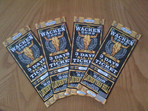 Wacken Tickets 09 - 