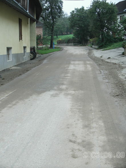 Unwetter 2006 und Überschwemmung im Haus - 