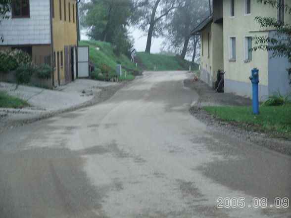 Unwetter 2006 und Überschwemmung im Haus - 