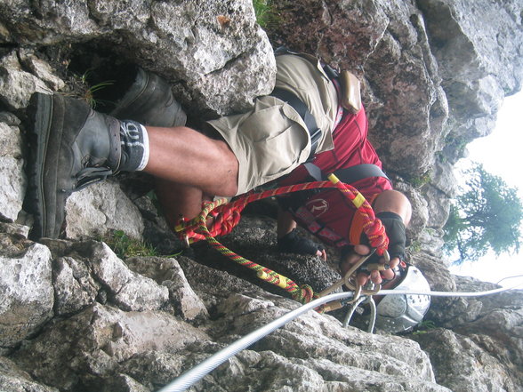 Bergsteigen im Tieflimauer (Teufelsteig) - 