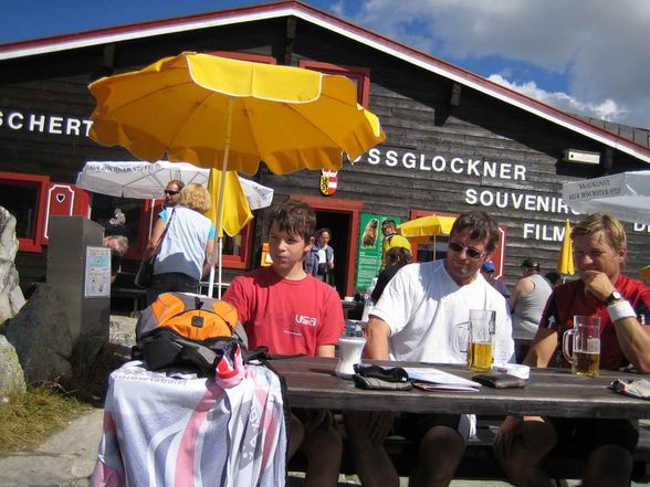 Großglockner fahrt mit dem Rad 2006 - 