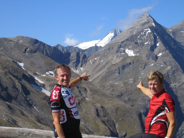 Großglockner fahrt mit dem Rad 2006 - 