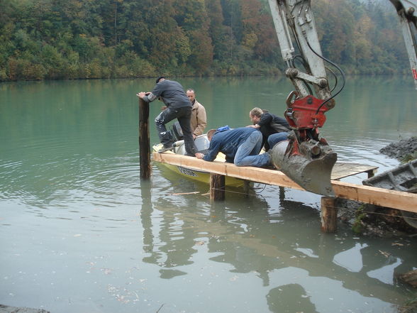 Stegbau bei der Enns - 