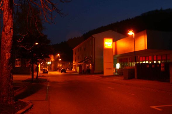 my hometown bei nacht - waidhofen - 