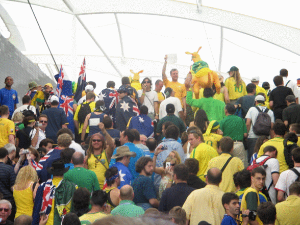 WM Spiel Brasilien-Australien 18.06.2006 - 