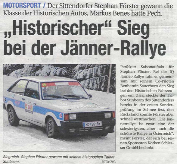 Jänner Rally - 