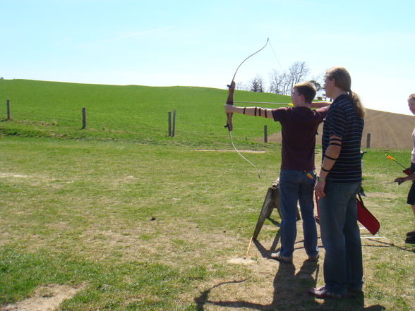 Bogenschießen im April 2009 - 