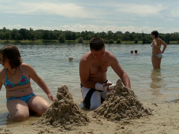 beim Baden mit meinen süßen - 