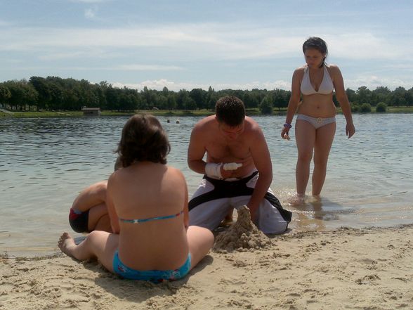 beim Baden mit meinen süßen - 