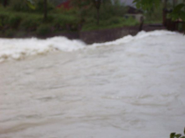 Hochwasser am 23.06.2009 stand um 18:30  - 