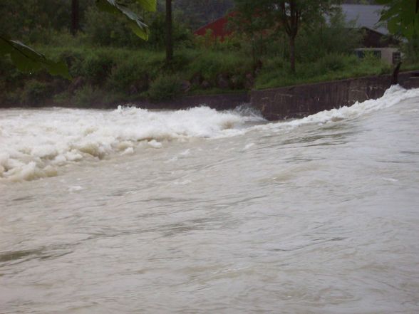 Hochwasser am 23.06.2009 stand um 18:30  - 