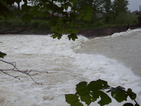 Hochwasser am 23.06.2009 stand um 18:30  - 