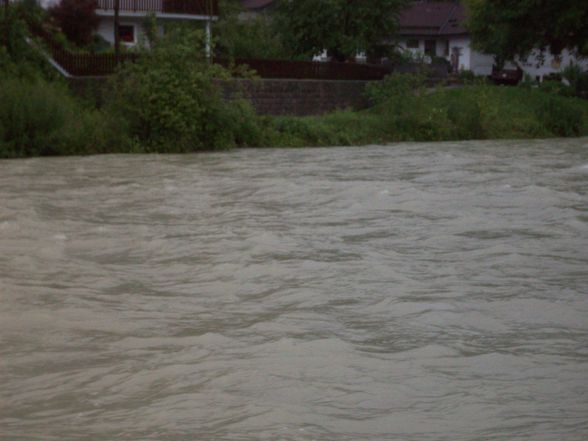 Hochwasser am 23.06.2009 stand um 18:30  - 