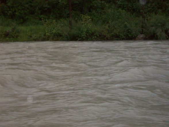 Hochwasser am 23.06.2009 stand um 18:30  - 