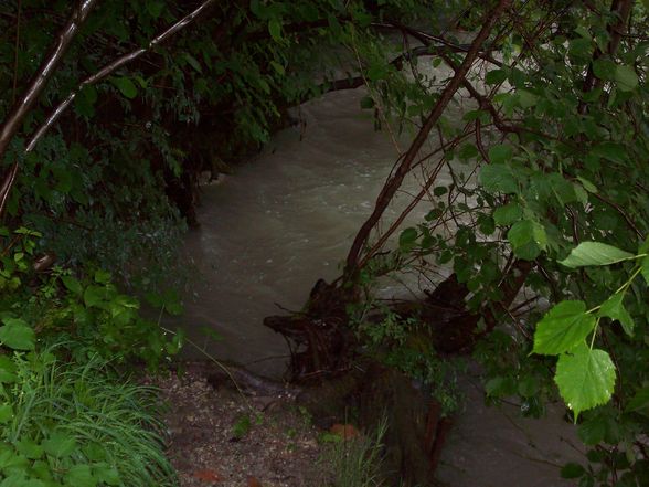 Hochwasser am 23.06.2009 stand um 18:30  - 