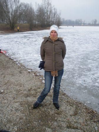 Eislaufen am Pichlingersee - 