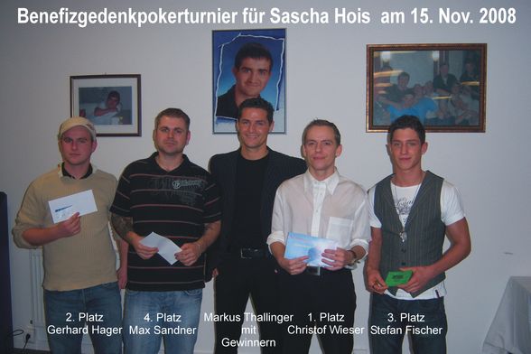 Für Sascha Pokerturnier - 