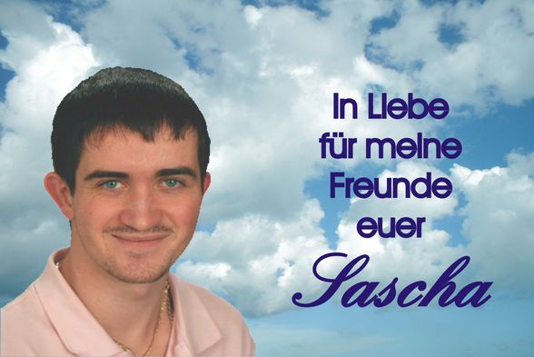 in memoriam Sascha - 