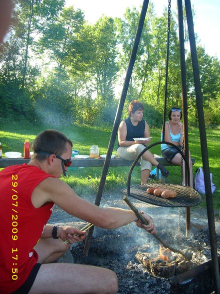 grillen am Stausee - 