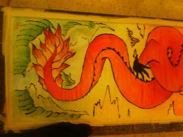 selbstgem. Drache made by birndiF and me - 