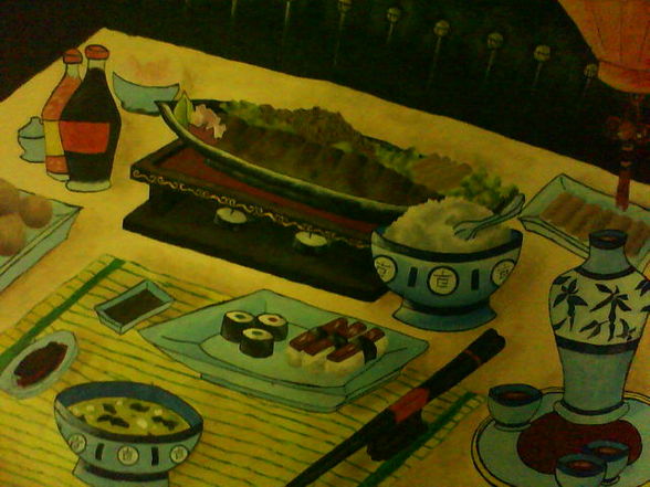 gemalt. chines. Essen made by me - 