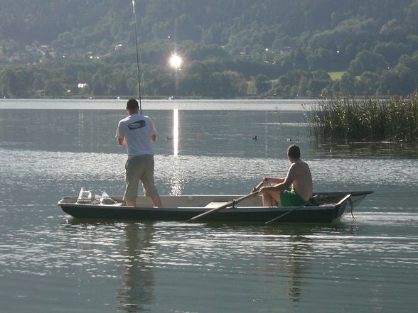 fischen am osiachersee - 