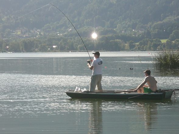 fischen am osiachersee - 