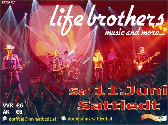 Lifebrothers on tour  -  Dorffest 2005 - 