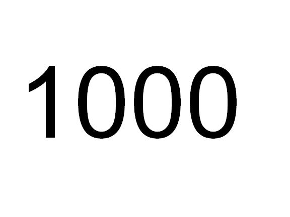 1000 - 