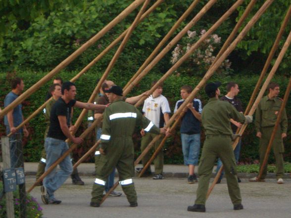 Maibaum umlegn und auslösen  - 