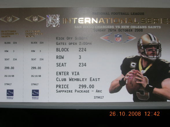 London - NFL Int. Series 2008 - 