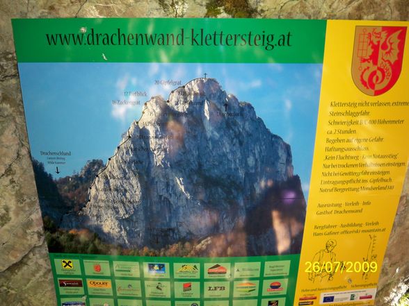 Drachenwand Mondsee Klettersteig - 