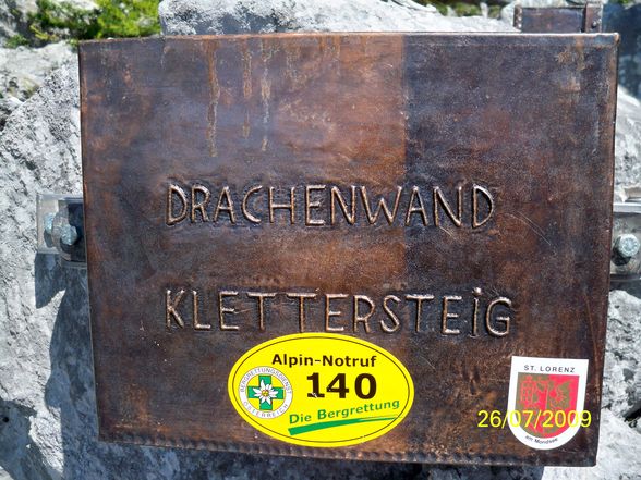 Drachenwand Mondsee Klettersteig - 