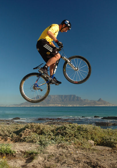 biken in south africa - 