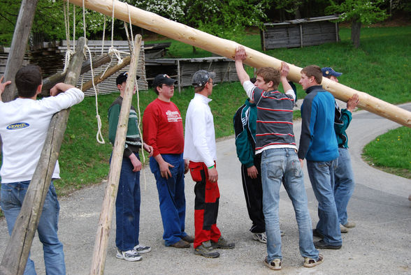 Maibaumaufstellen 2008 - 